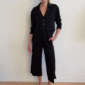 Black chique pyjama set L’Academie Revolve
